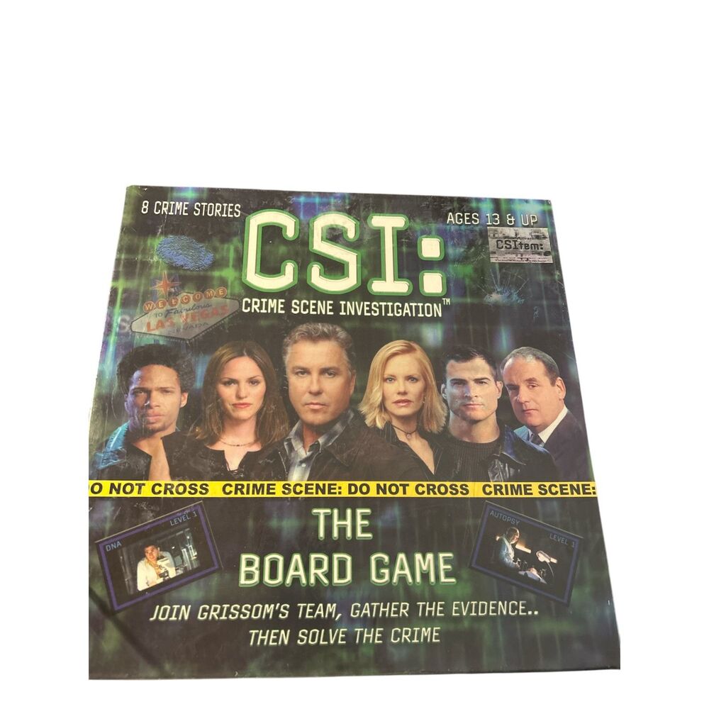 CSI:Crime Scene Investigation Boar‎ Game Never open